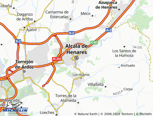 MICHELIN-Landkarte Alcala de Henares - ViaMichelin