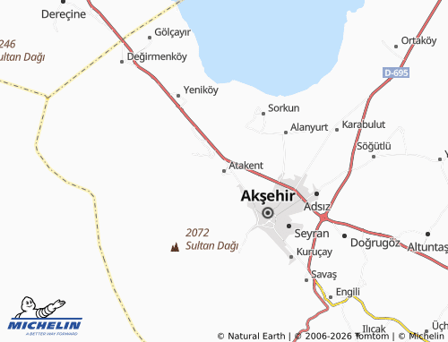MICHELIN Atakent map - ViaMichelin