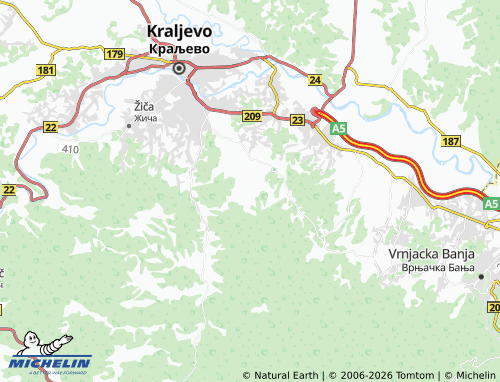 Mapa MICHELIN Dragosinjci - ViaMichelin