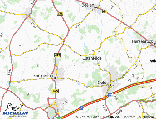 MICHELIN Keuschenburg map - ViaMichelin