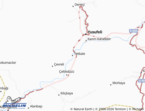 MICHELIN Tekkale map - ViaMichelin