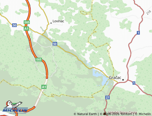 Mapa MICHELIN Ričice - ViaMichelin