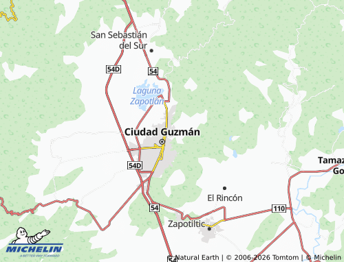 MICHELIN La Paz map - ViaMichelin