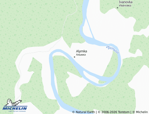 MICHELIN-Landkarte Alymka - ViaMichelin
