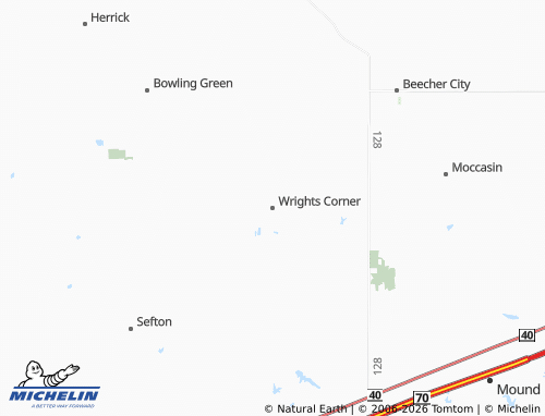 Mapa MICHELIN Wrights Corner - ViaMichelin