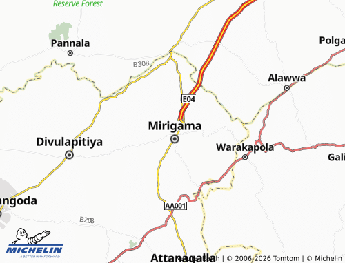 Mappa MICHELIN Mugurugampala - ViaMichelin