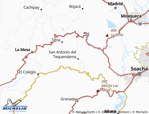 Carte MICHELIN Caicedo - ViaMichelin