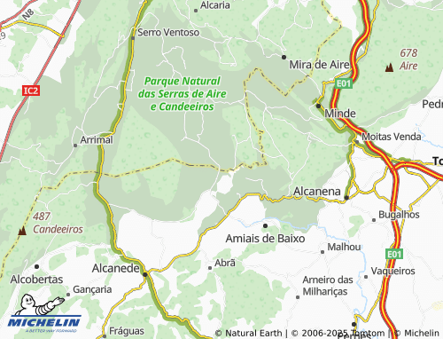 MICHELIN Vale Florido map - ViaMichelin