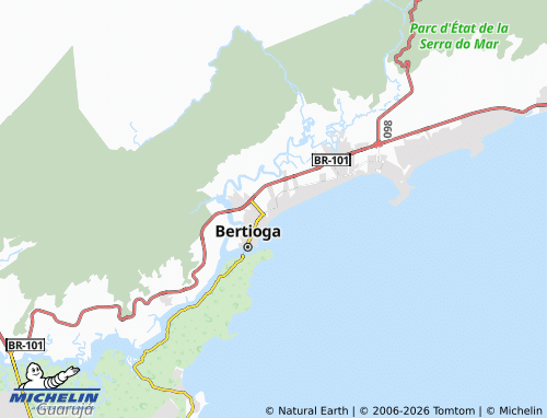 Carte MICHELIN Praia da Enseada - ViaMichelin