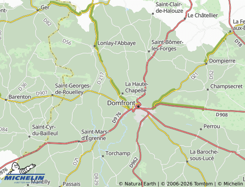 MICHELIN La Haute-Chapelle map - ViaMichelin