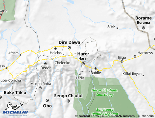 Mappa MICHELIN Harer Zuria - ViaMichelin