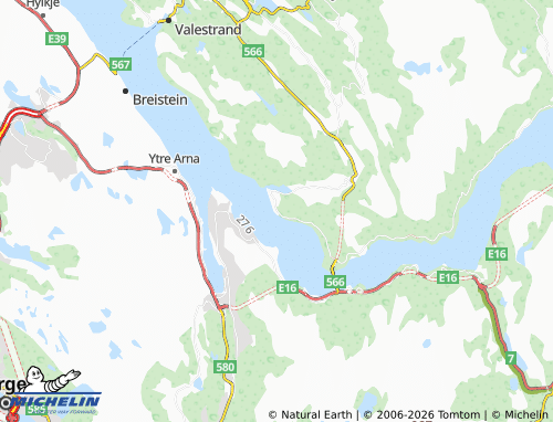 Mapa MICHELIN Hausvik - ViaMichelin