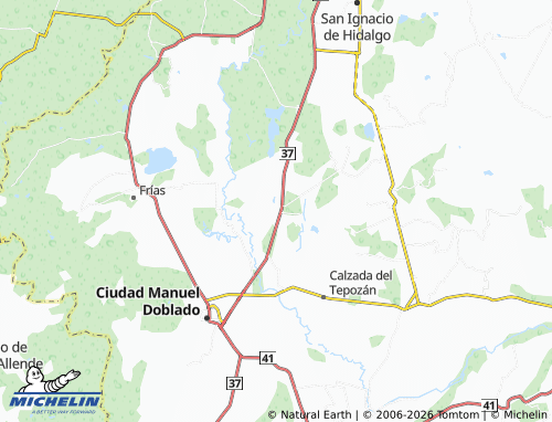 Mappa MICHELIN Puerta de Llave - ViaMichelin