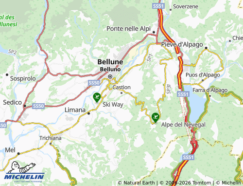 Mapa MICHELIN Castion - ViaMichelin