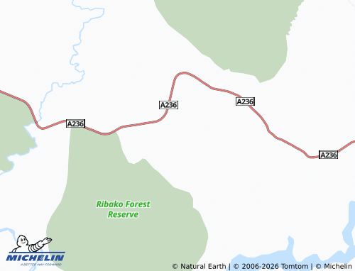Mapa MICHELIN Ribako - ViaMichelin