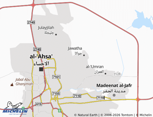 MICHELIN Al Rifaa map - ViaMichelin