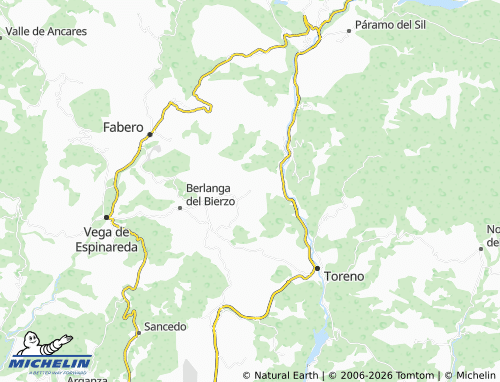 MICHELIN Barrio de Langre map - ViaMichelin