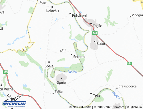 Mapa MICHELIN Șerpeni - ViaMichelin