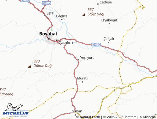 Mappa MICHELIN Yeşilyurt - ViaMichelin
