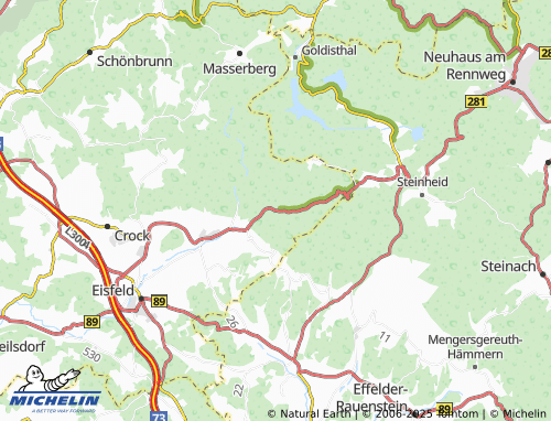 MICHELIN Saargrund map - ViaMichelin