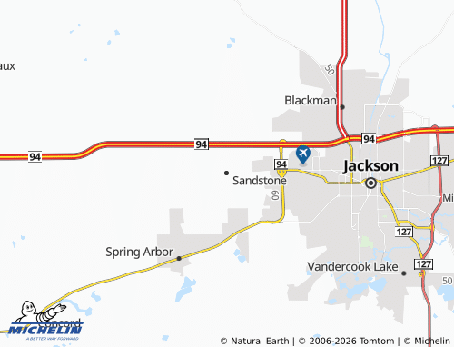 Mappa MICHELIN Sandstone - ViaMichelin