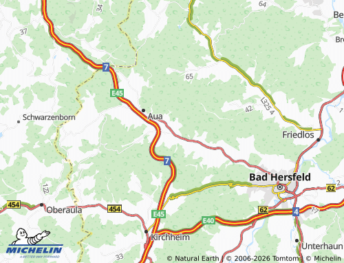 MICHELIN Obergeis map - ViaMichelin