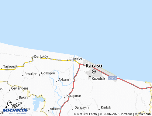 Mapa MICHELIN Yeni - ViaMichelin