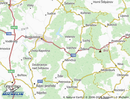 Mappa MICHELIN Valchov - ViaMichelin