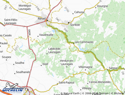 Mappa MICHELIN Les Brunels - ViaMichelin
