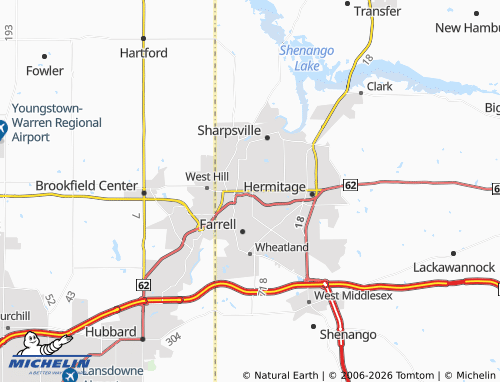 Mappa MICHELIN Sharon - ViaMichelin