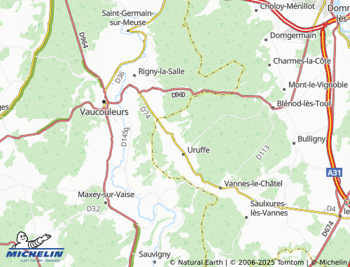 Kaart MICHELIN Gibeaumeix - ViaMichelin