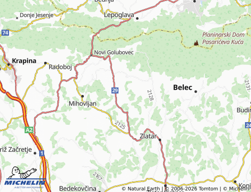 Mapa MICHELIN Delkovec - ViaMichelin
