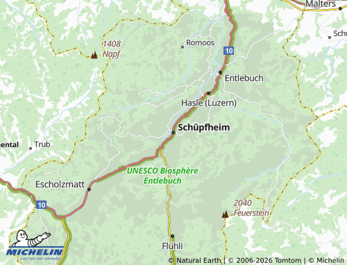 MICHELIN Schüpfheim map - ViaMichelin