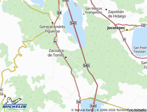 Mapa MICHELIN De Los Castillo - ViaMichelin