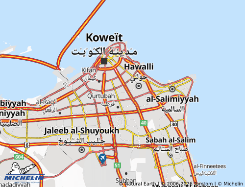Mappa MICHELIN al-Rawdah - ViaMichelin