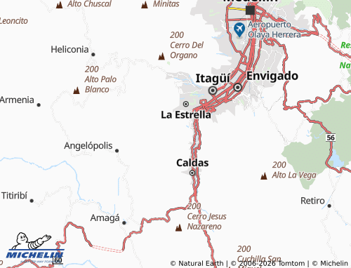 Carte MICHELIN La Bermejala - ViaMichelin