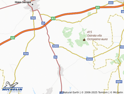 MICHELIN Sokol map - ViaMichelin
