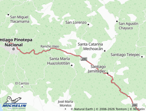MICHELIN-Landkarte De La Conasupo - ViaMichelin