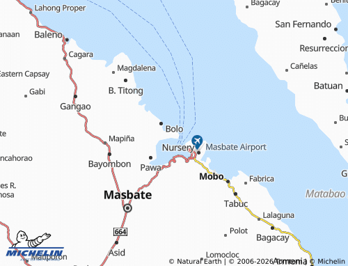 MICHELIN Bantigue map - ViaMichelin
