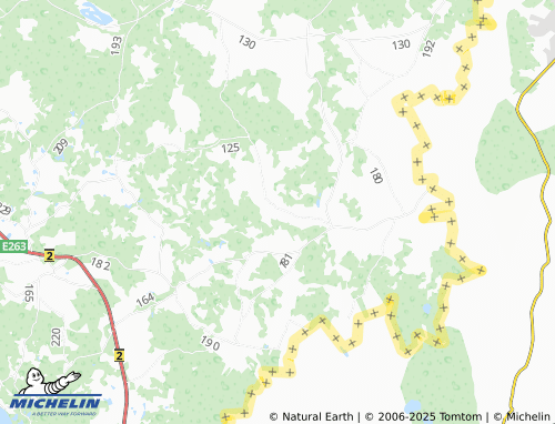 MICHELIN Ulaskova map - ViaMichelin