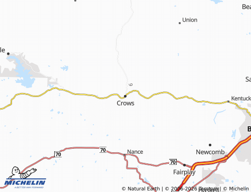 Mappa MICHELIN Crows - ViaMichelin