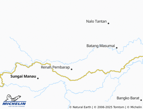 MICHELIN Muara Bantan map - ViaMichelin
