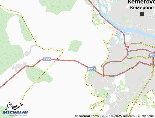 MICHELIN Yasnogorskiy map - ViaMichelin