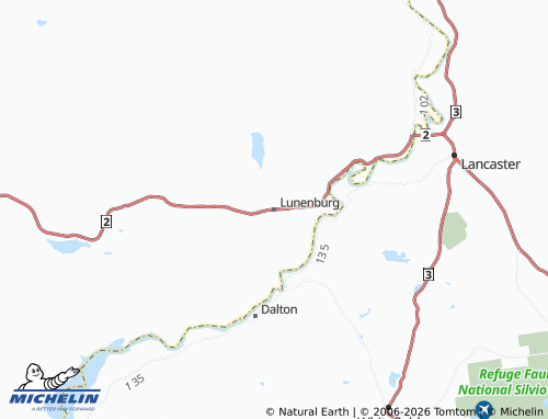 Carte MICHELIN Lunenburg - ViaMichelin