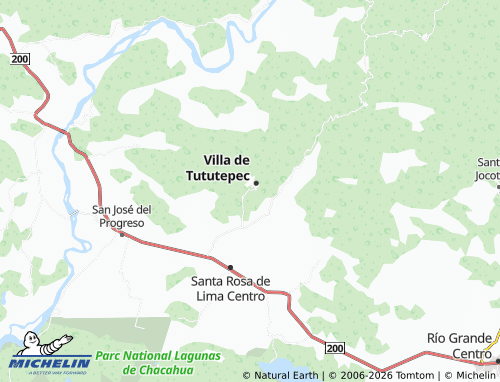 Kaart MICHELIN Del Chivo - ViaMichelin