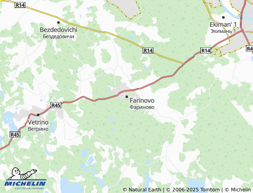 MICHELIN Farinovo map - ViaMichelin