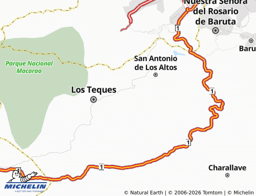 MICHELIN-Landkarte Carrizal - ViaMichelin