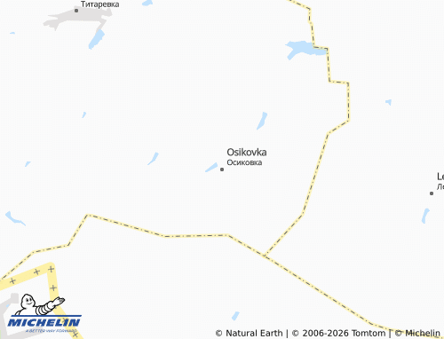 Carte MICHELIN Osikovka - ViaMichelin