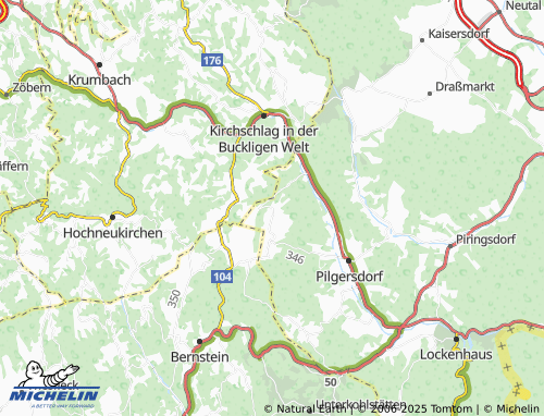 MICHELIN-Landkarte Lebenbrunn - ViaMichelin