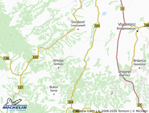 Carte MICHELIN Metlić - ViaMichelin